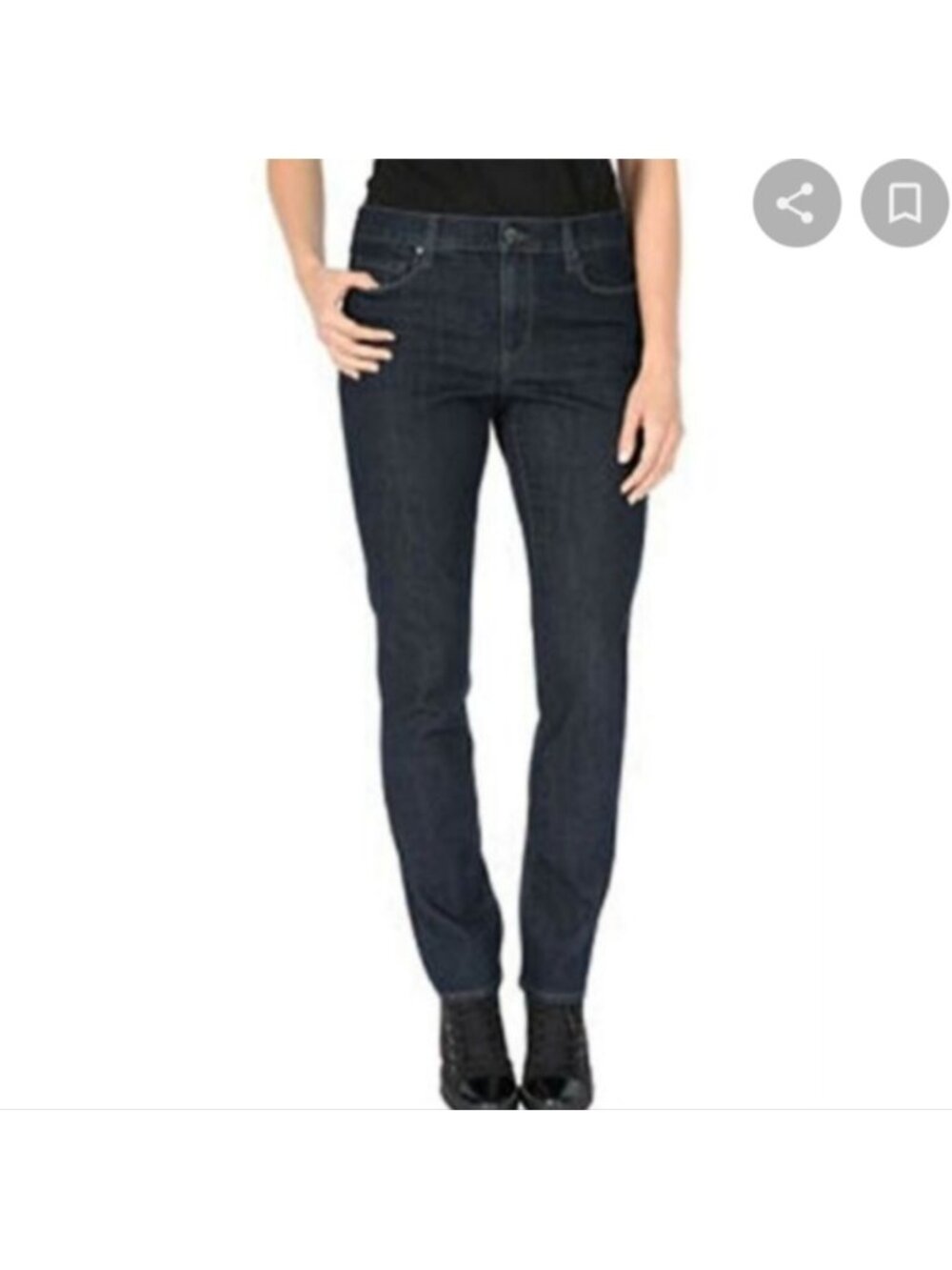 DKNY Jeans Women's Mid Rise Skinny Soho Jeans Dark Rinse